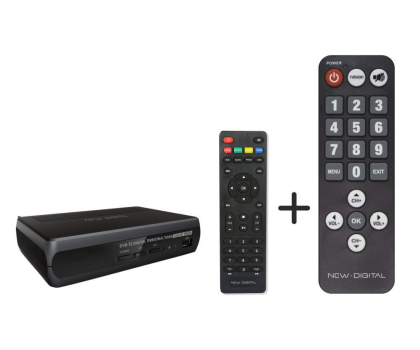 Tuner DVB-T / DVB-T2 NEW DIGITAL T2 265 HD SENIOR
